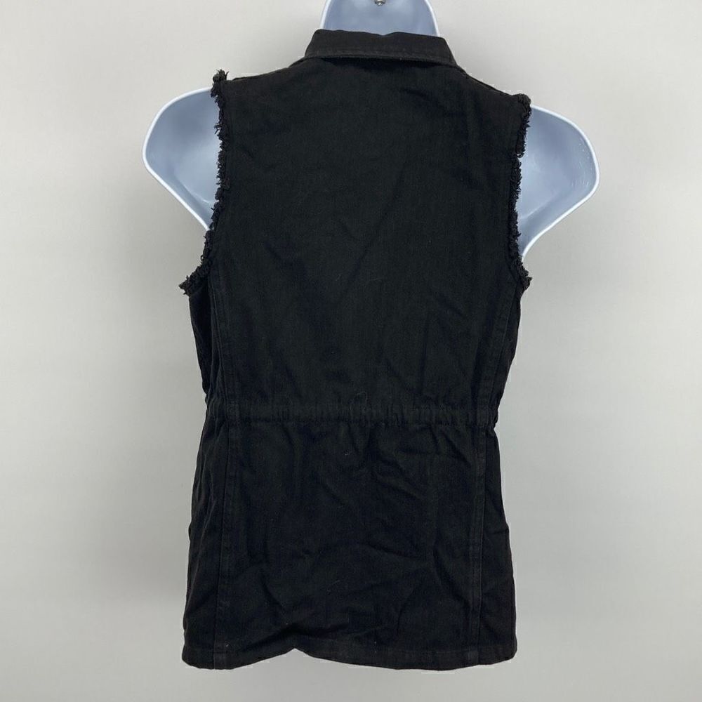 Miss Me Hidden Button Vest Womens Size Small - Picture 2 of 7